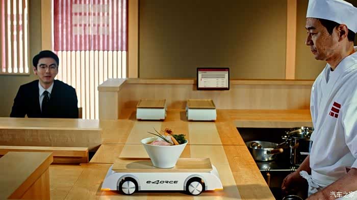 展示e-4ORCE技术 日产打造移动拉面柜台