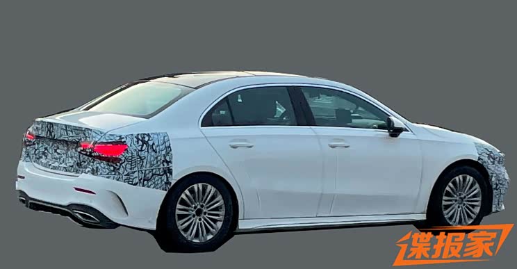 细节设计微调 国产新款奔驰A级谍照曝光