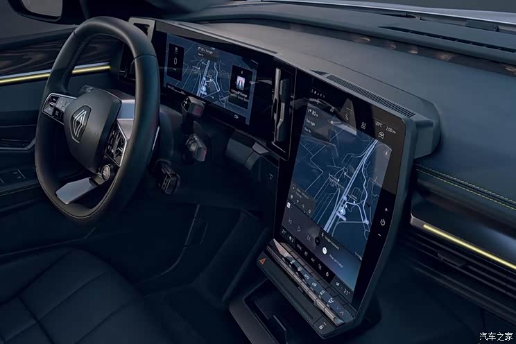 慕尼黑车展亮相 梅甘娜纯电动版官图