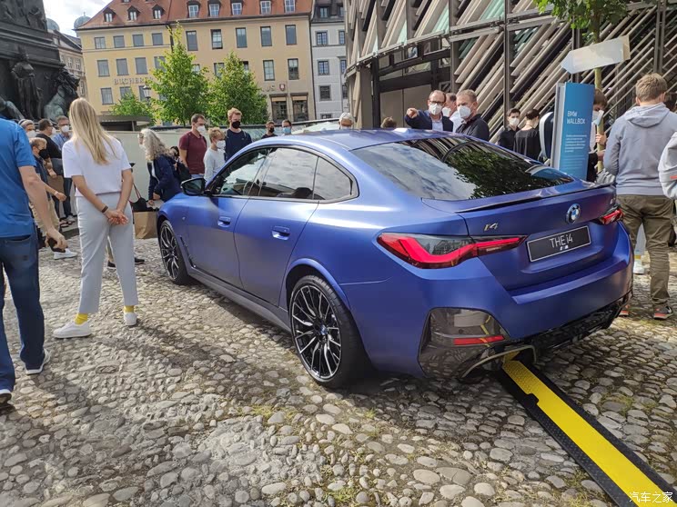 2021慕尼黑车展：宝马i4 M50实车亮相