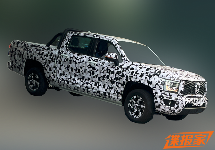 尺寸更大/定位更高 长城炮新车谍照曝光