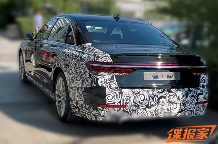 前脸有变化 奥迪新款A8L PHEV车型谍照