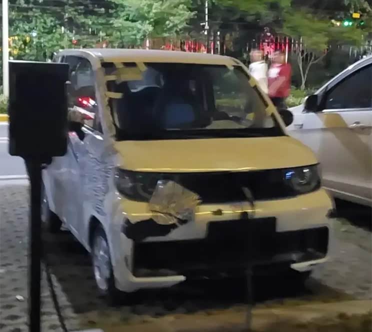 萌萌小方盒? 曝奇瑞QQ冰淇淋路试谍照