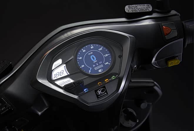 光阳Noodoe车联网系统，可连接智能手机实现强大的自定义功能