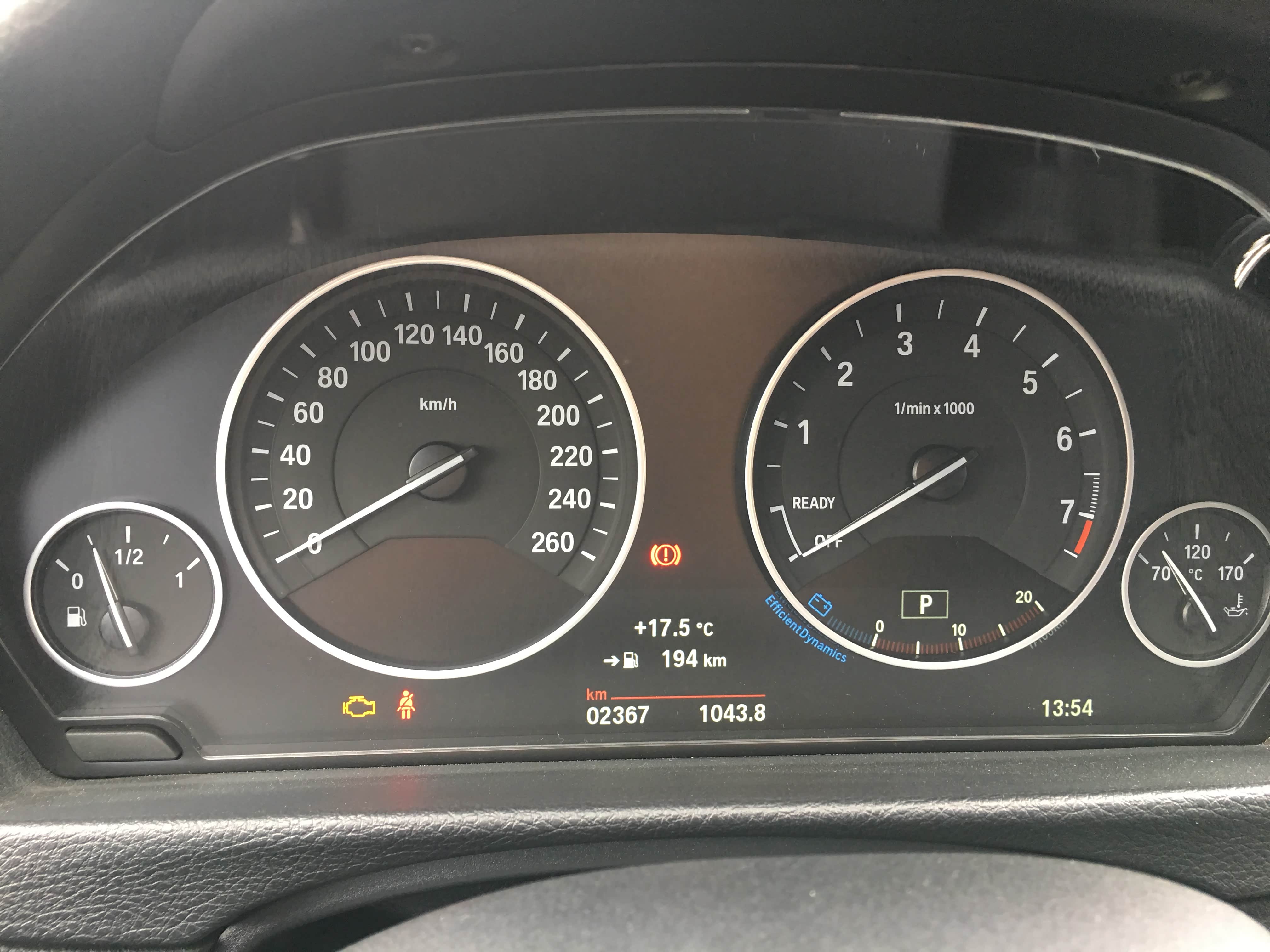 剩余油量 理论还能驾驶194公里