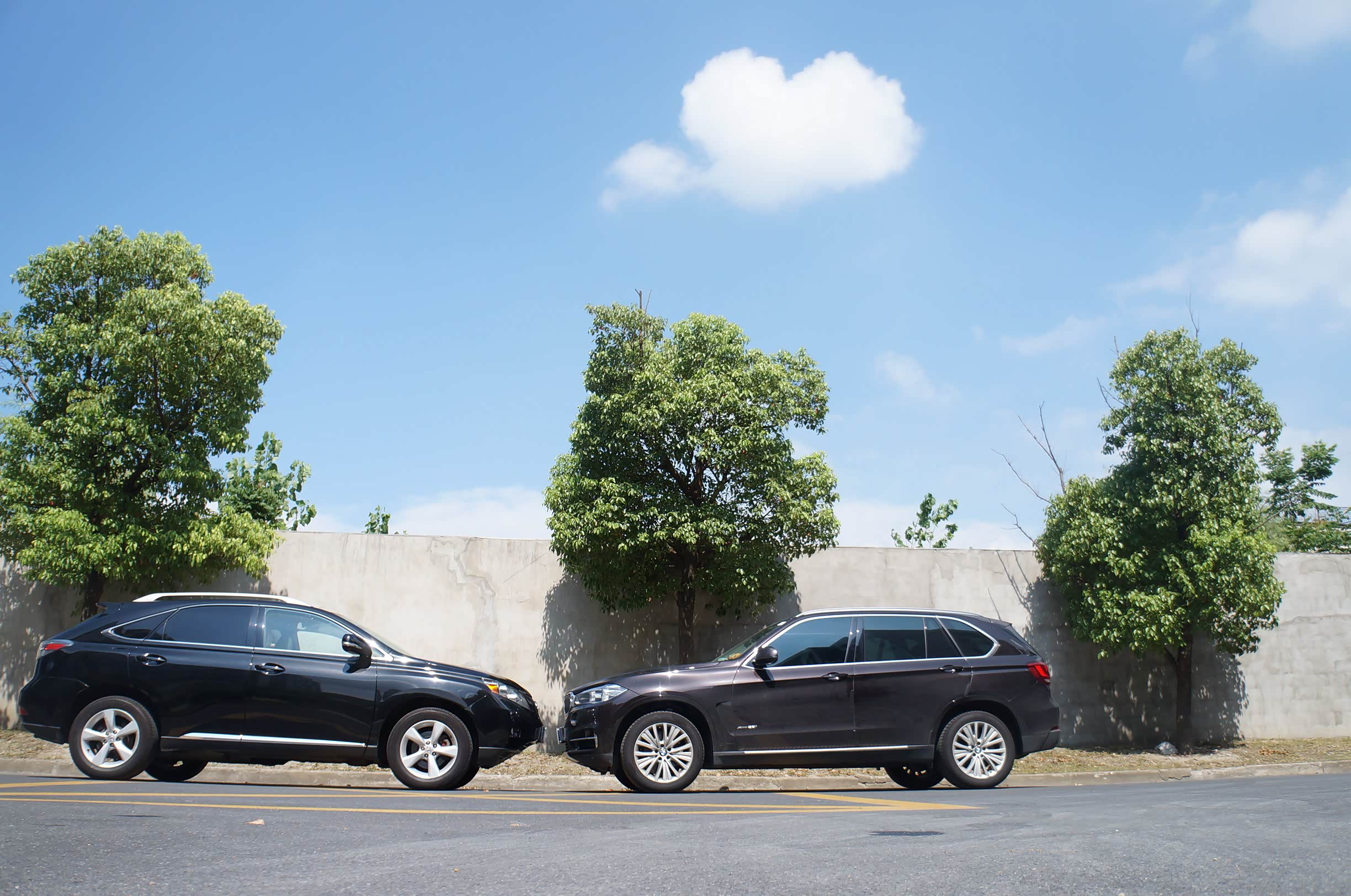 头顶“心”型的云