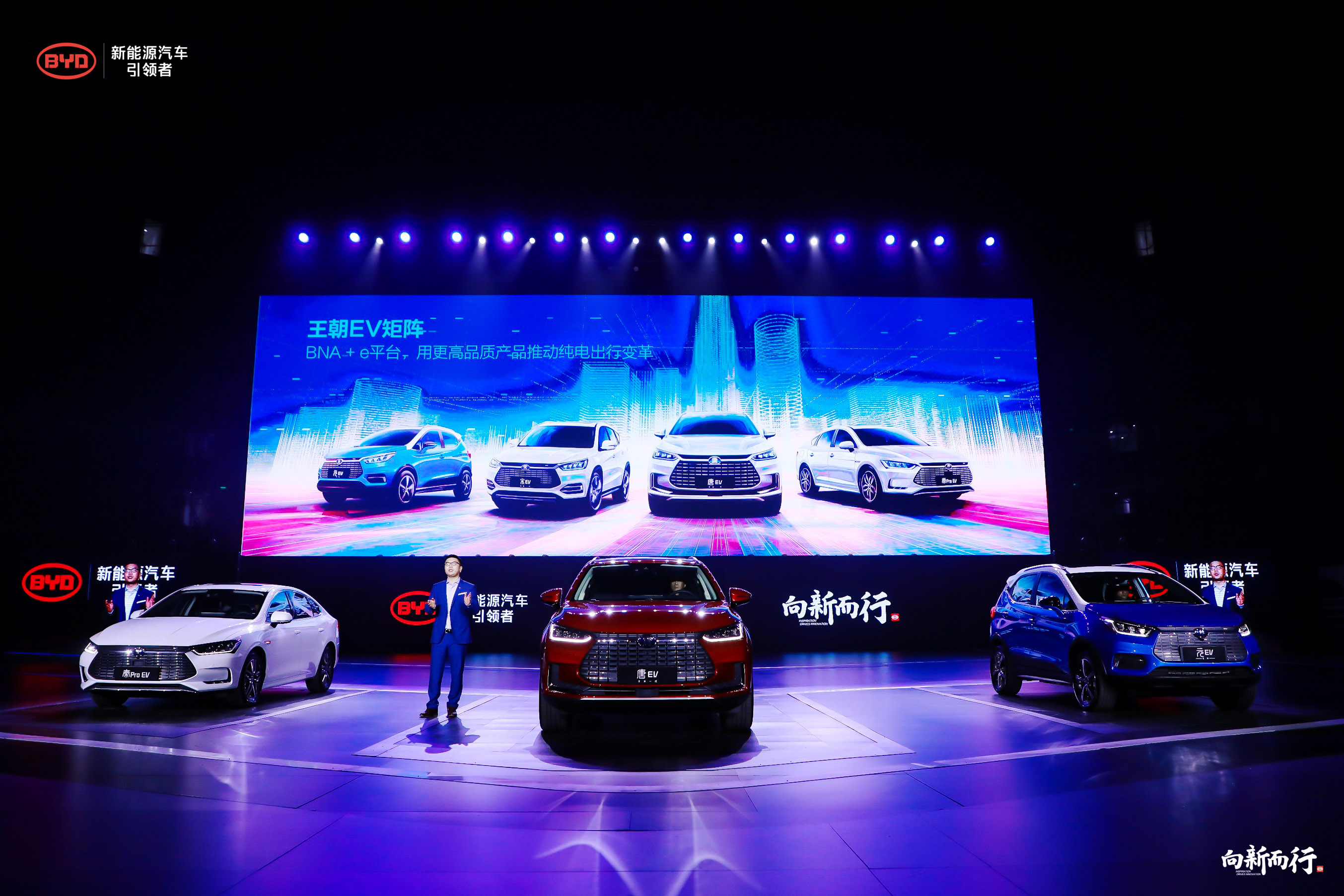 比亚迪王朝EV矩阵新品