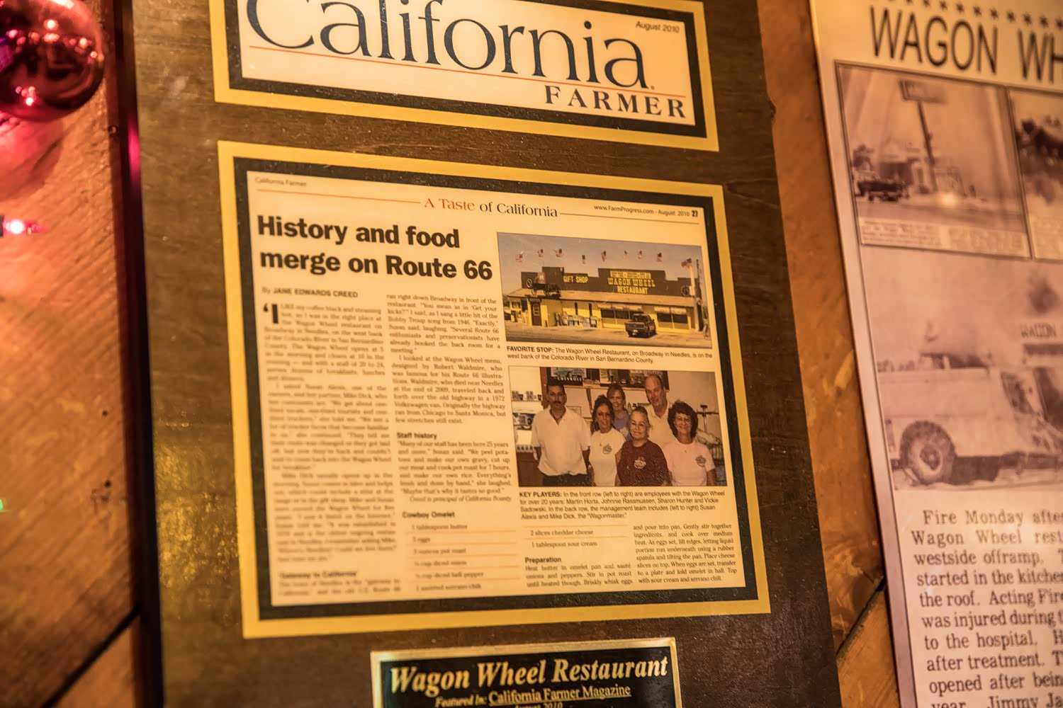 餐厅的历史介绍，没仔细看，好象写的是建于1946年