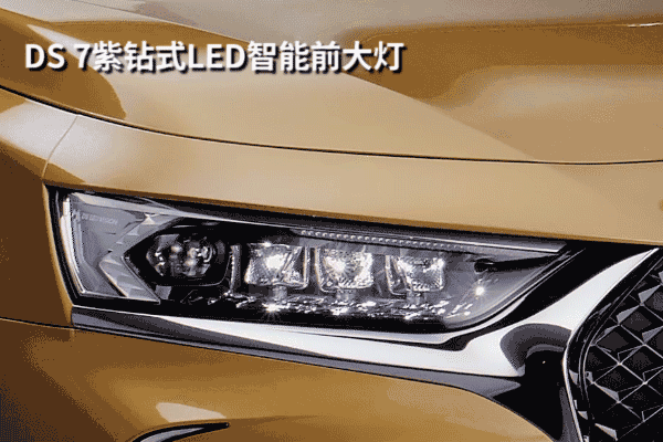 DS 7 大灯的翻转过程示意