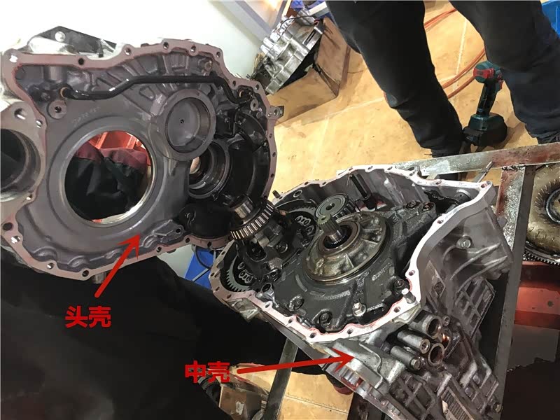 一般要注意壳变形：如果变速箱壳受到强烈挤压变形，会导致脱挡，冲击噪声增大，齿轮磨损加剧。