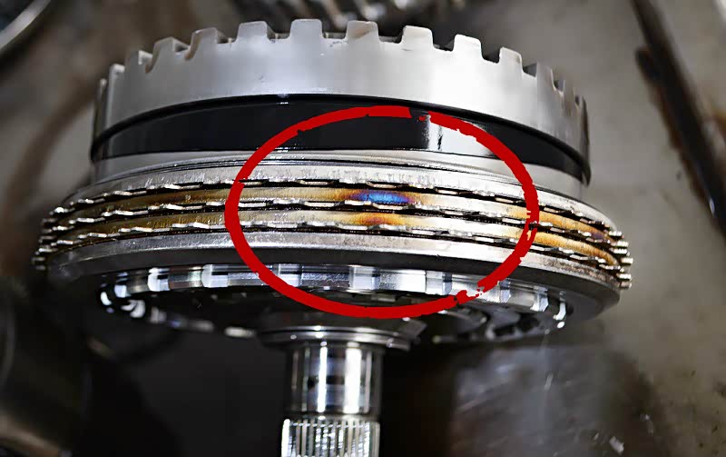 摩擦片有高温过火的问题