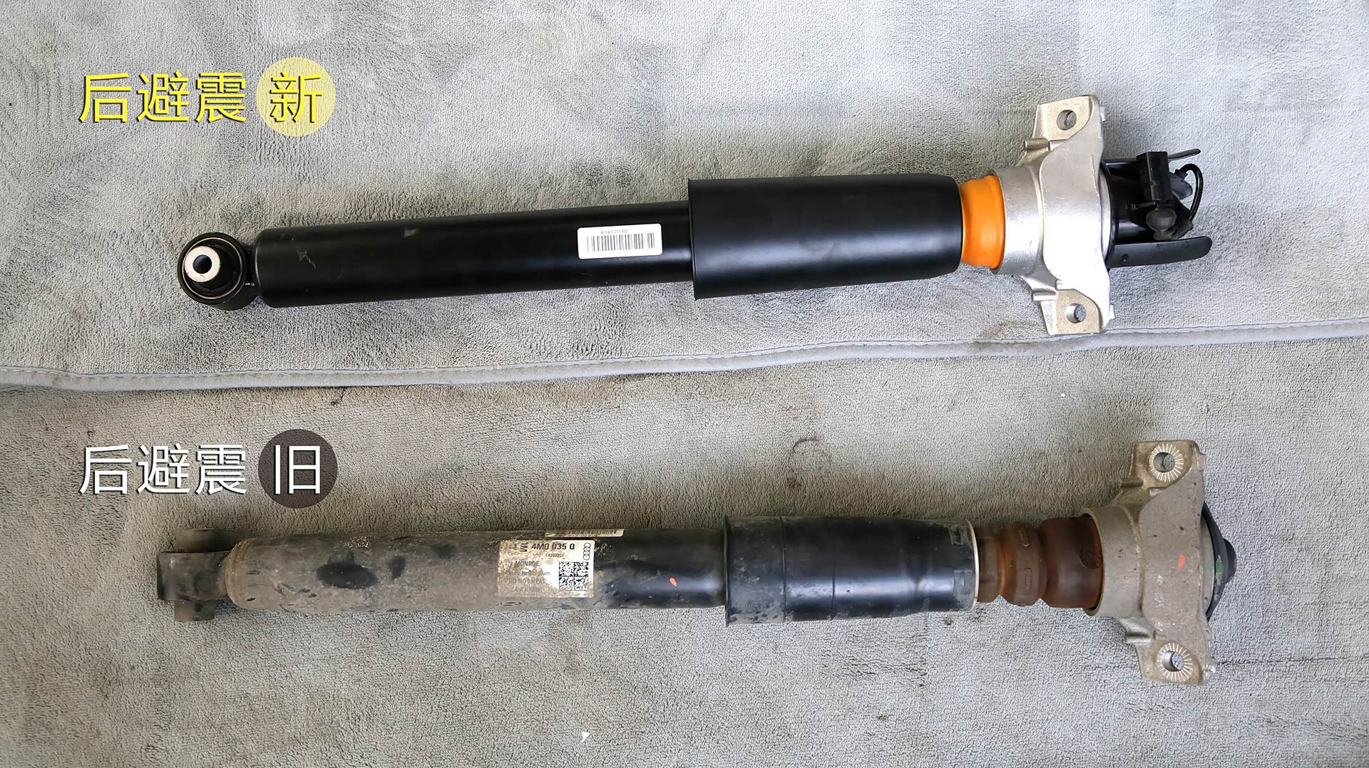 后避震与弹簧独立