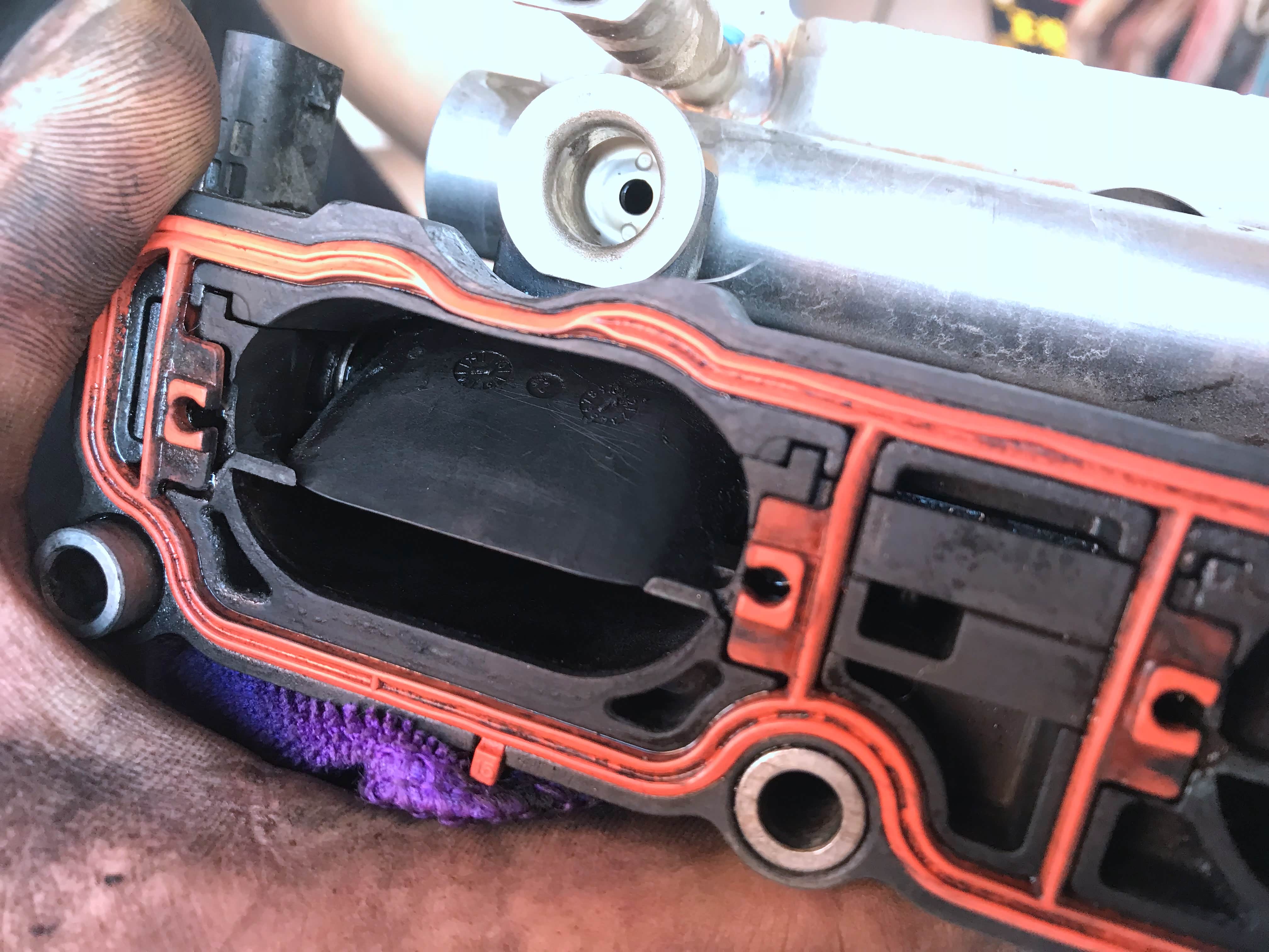 ▲进气翻板也清洗干净