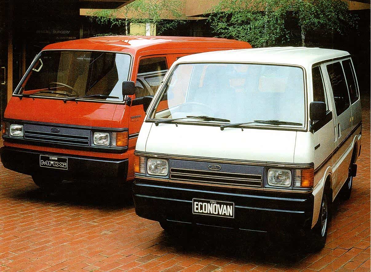 80年代的福特Econovan面包车