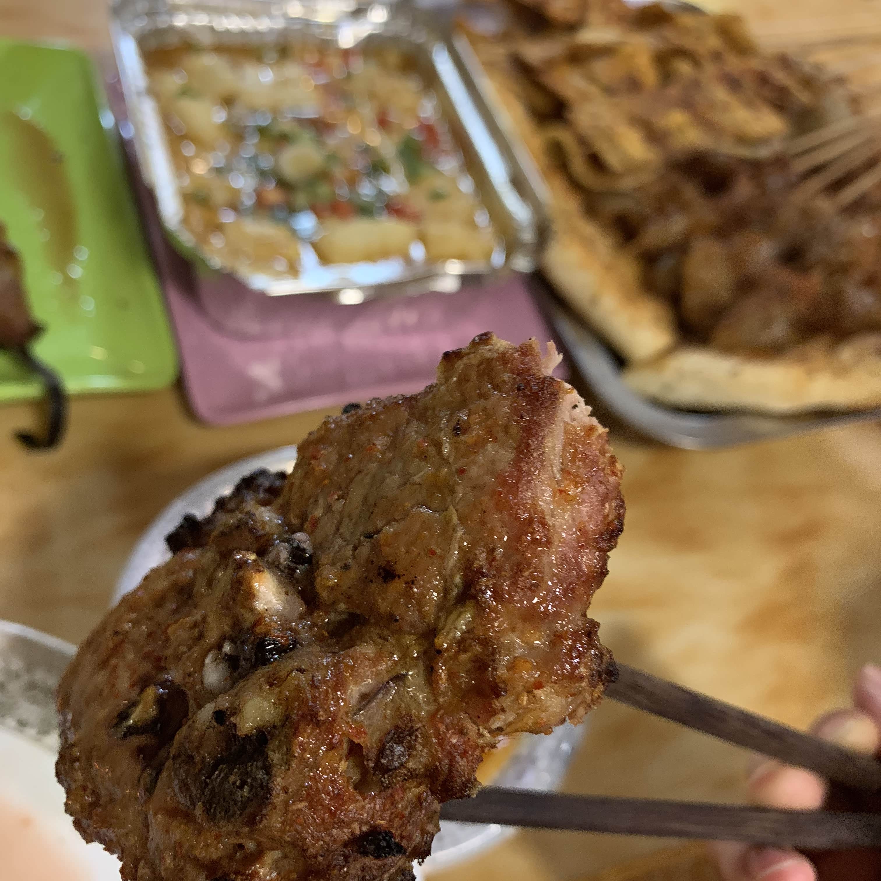 这叫馕坑肉，吃的贼爽！