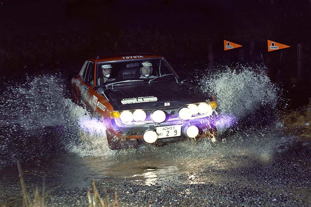 1972年 RAC拉力中的CELICA 1600GT