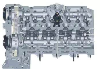 经过宝马多年优化的缸盖，性能优异