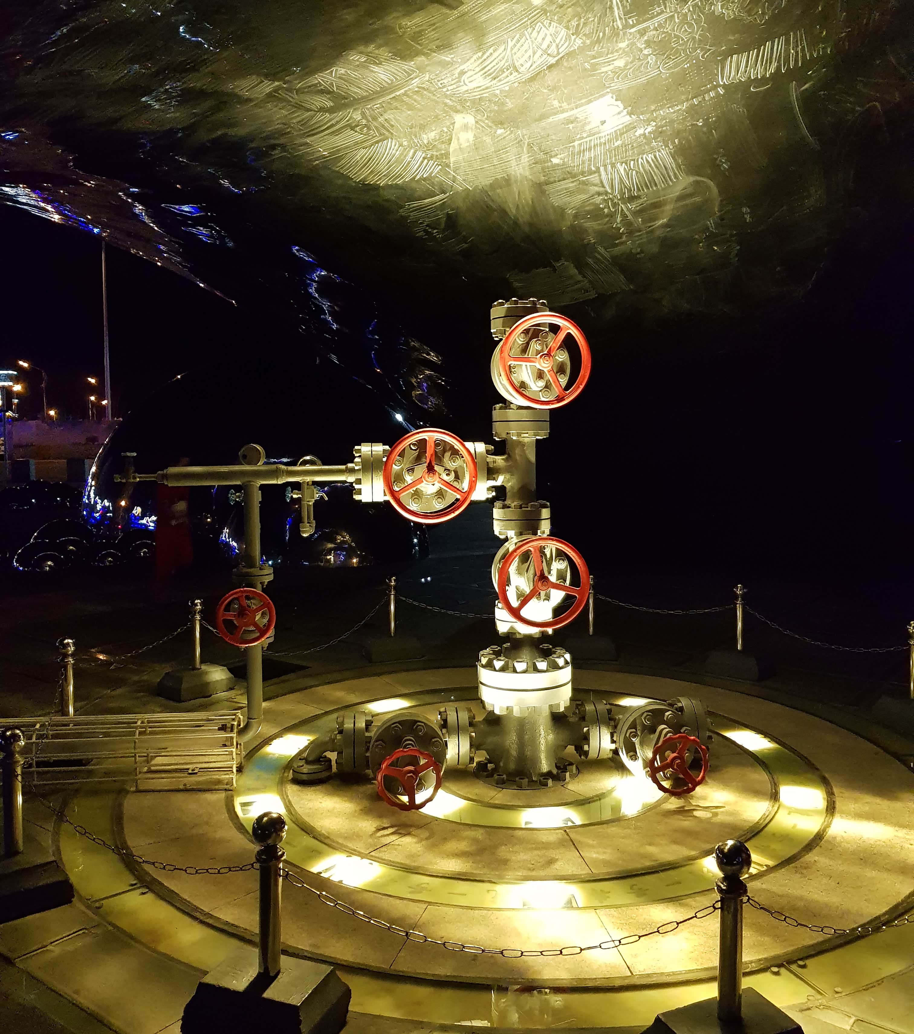 克拉玛依市的第一口油井