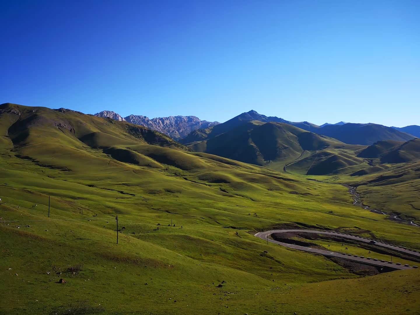 伊昭公路很“美”，途经了绿草如茵的伊宁、风光旖旎的察县原本只需4个小时的路程，走走停停能花上半天时间