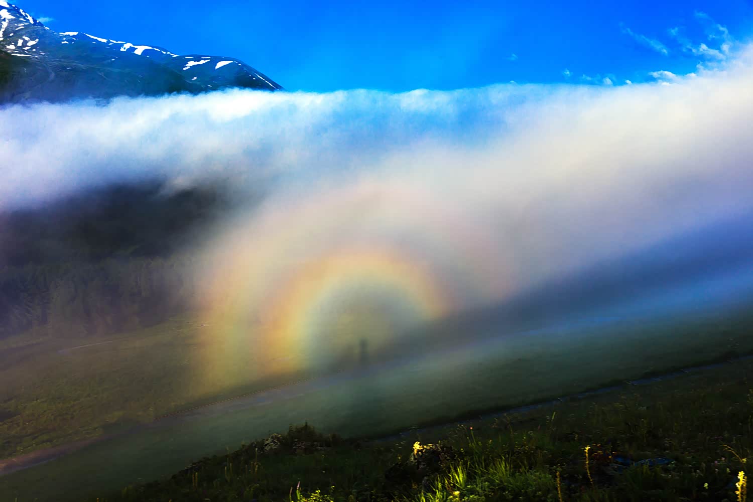 云蒸霞蔚中佛光相伴
