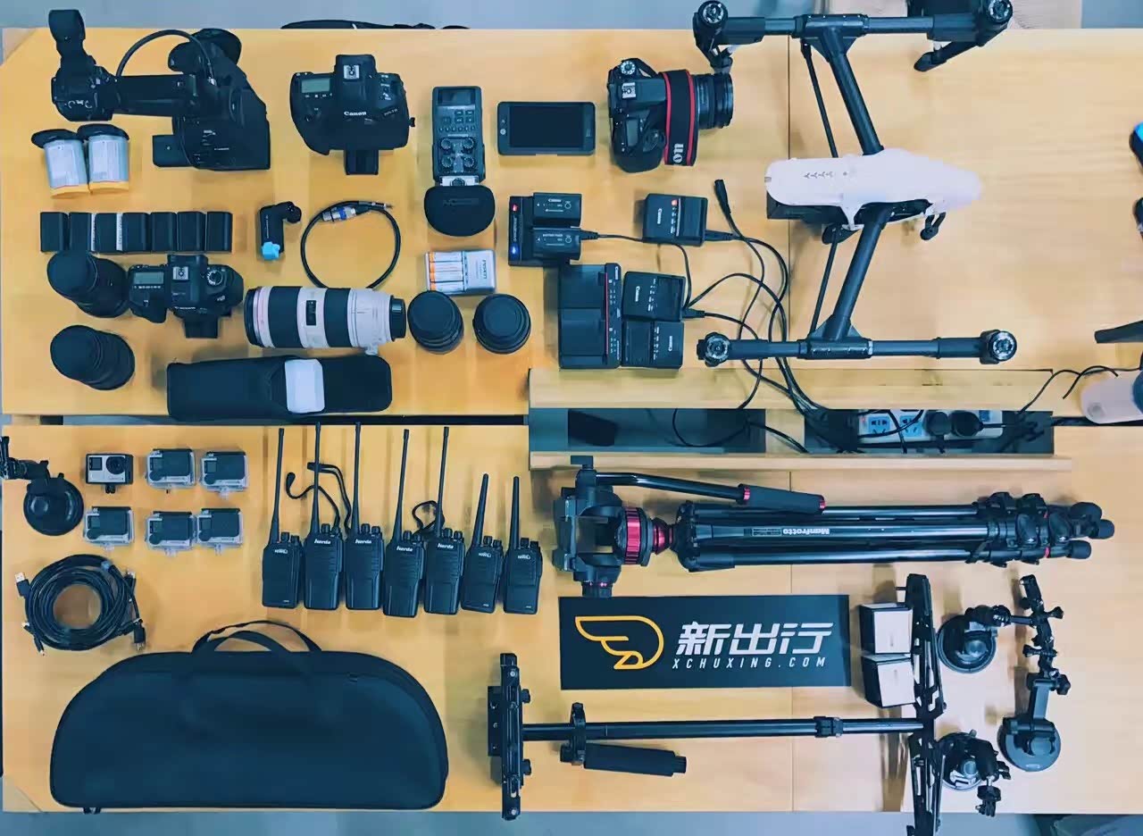 新出行团队此次报道该活动的部分设备