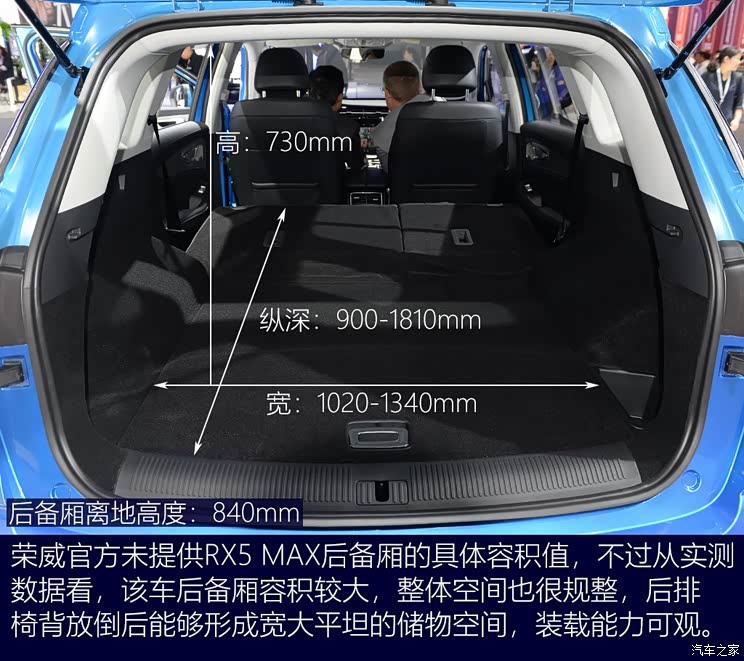 上汽集团 荣威RX5 MAX 2019款 300TGI 自动智能座舱旗舰版
