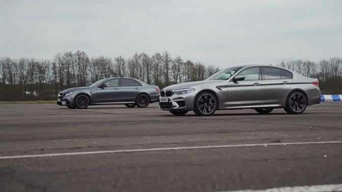 躲不过的宿命对决!新宝马m5vs奔驰e63samg,到底谁更快?