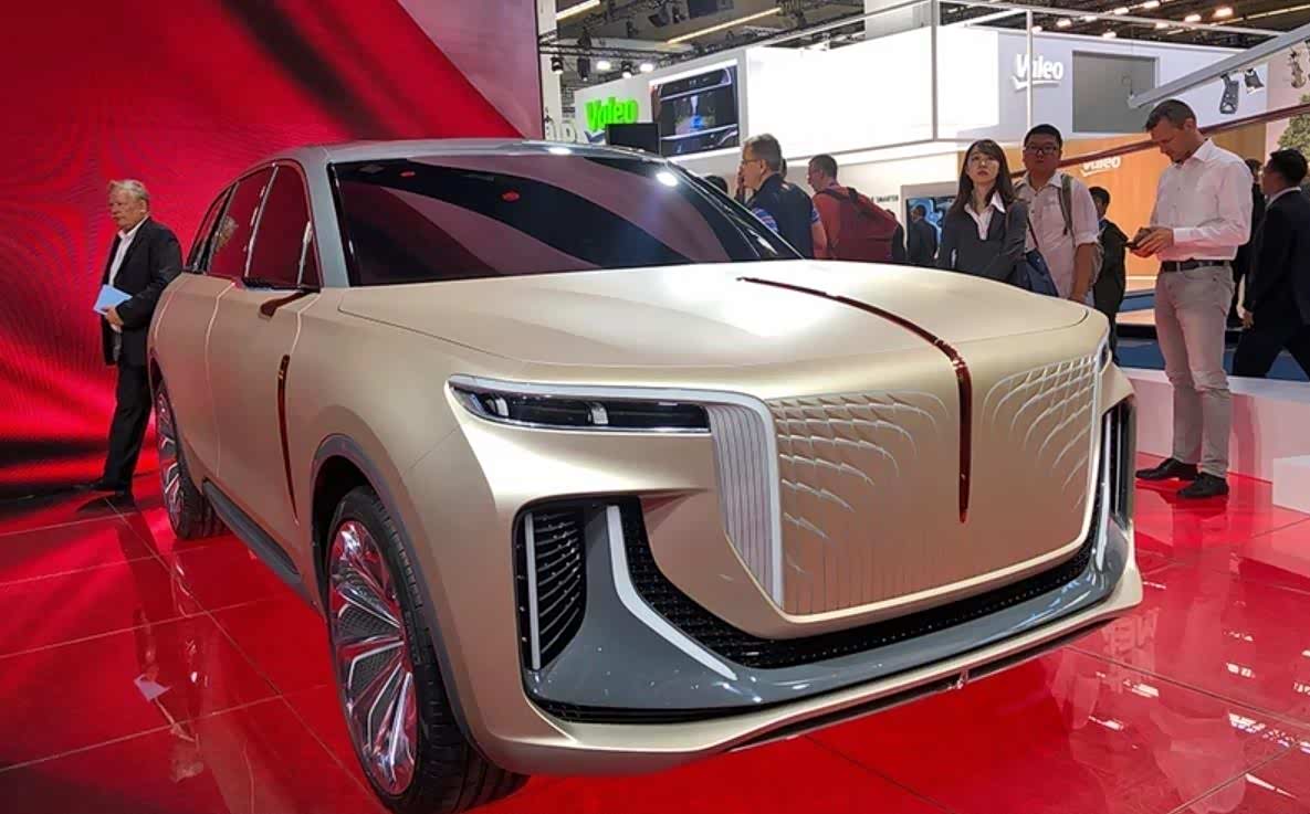 红旗e115概念车在2019法兰克福车展首发