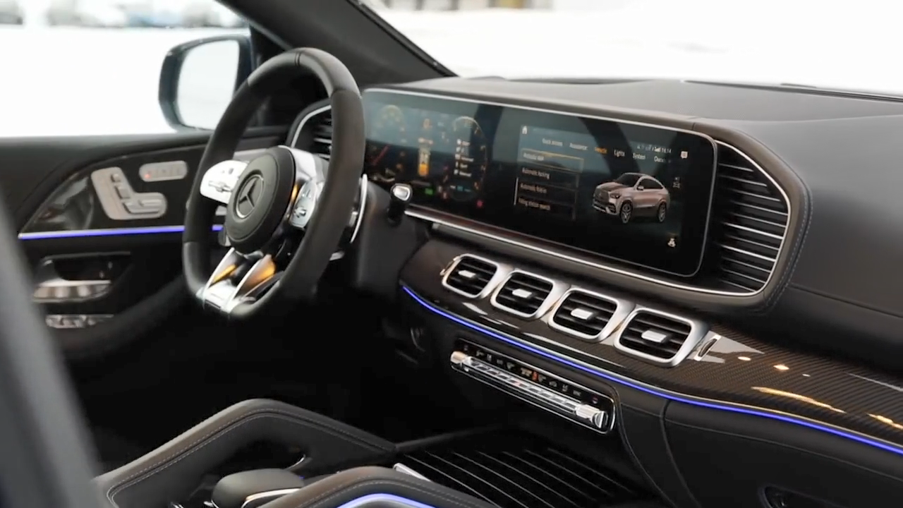 全梅赛德斯奔驰-gle coupé 53 amg内饰展示!