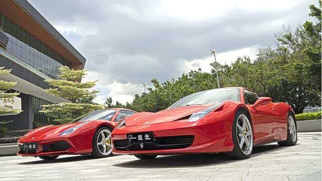 广东一车行开业布加迪帕加尼等千万豪车纷纷助阵现场