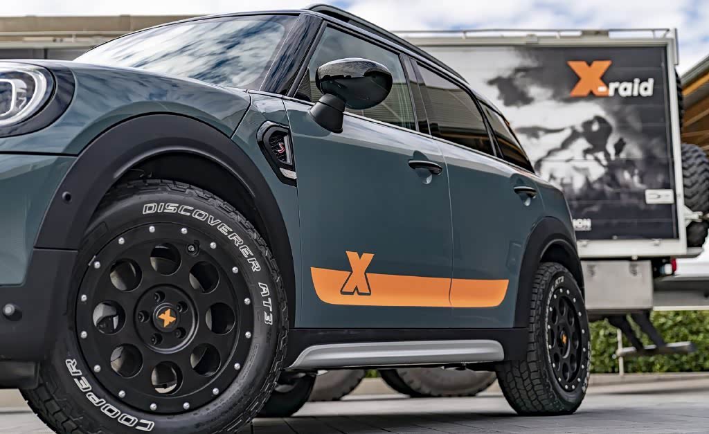 霸气硬朗的越野范全新minicountrymanxraid拉力赛改装版实车