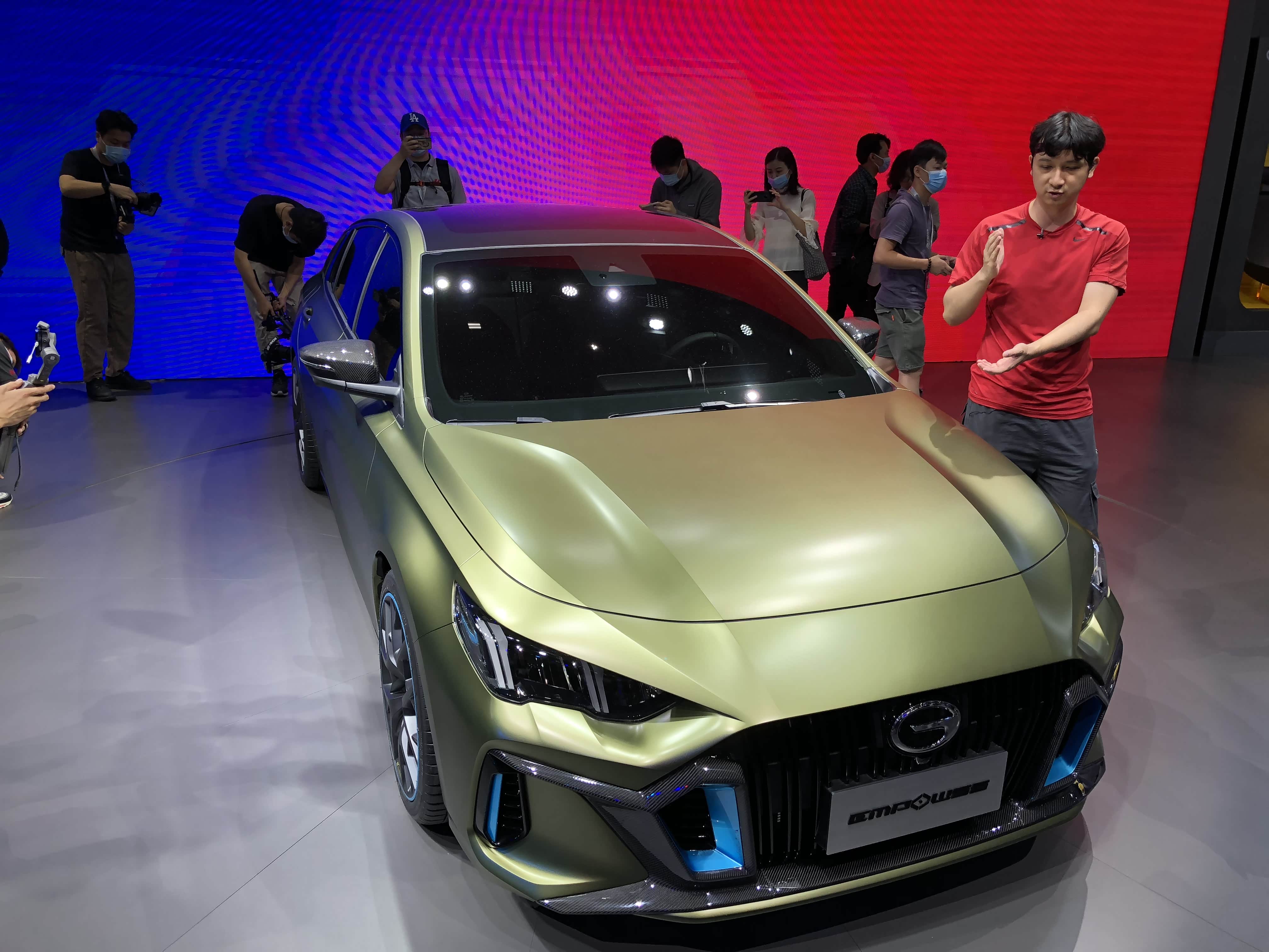 2020广州车展外观设计惊艳广汽传祺empow55