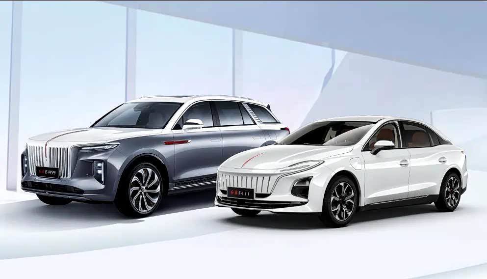 红旗e111官图发布 纯电动轿车将于1月8日亮相