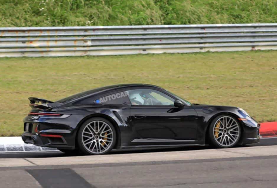 保时捷911混动版赛道测试 外观造型无差异