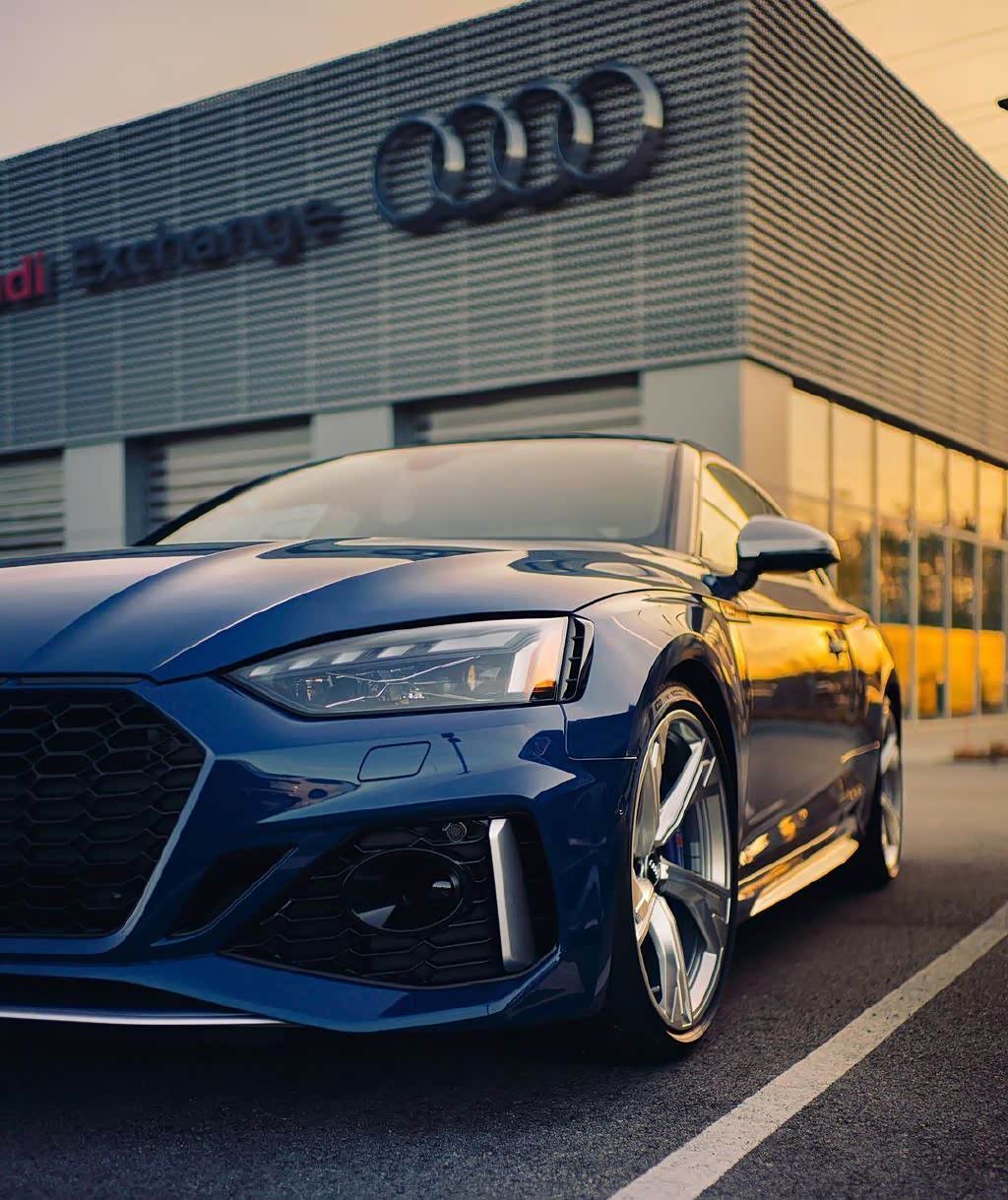 比奔驰s级更拉风奥迪rs5sportback蓝色涂装颜值很高