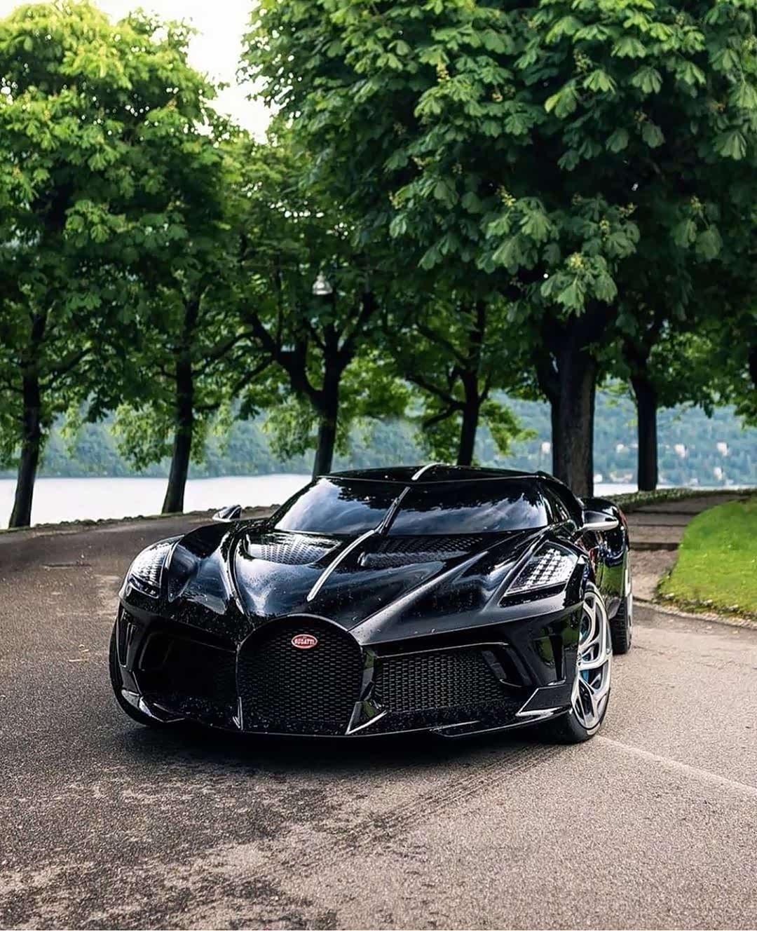 布加迪la voiture noire