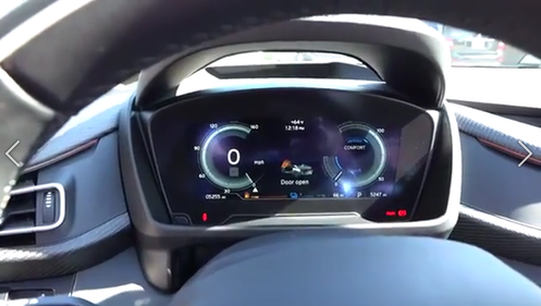 内饰仪表盘展示,2019款宝马i8 roadster