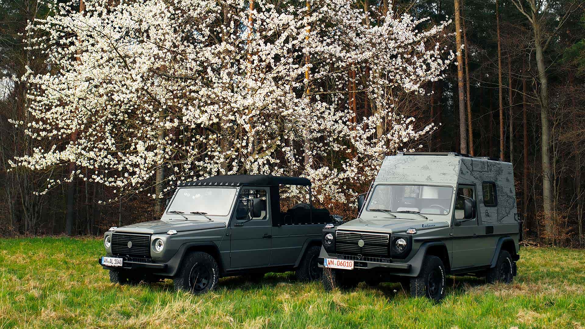 这辆军版大g有点怪 lorinser露营车发布