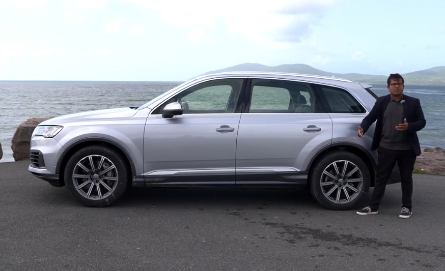 奥迪 q7 tdi quattro,车身侧面展示详解