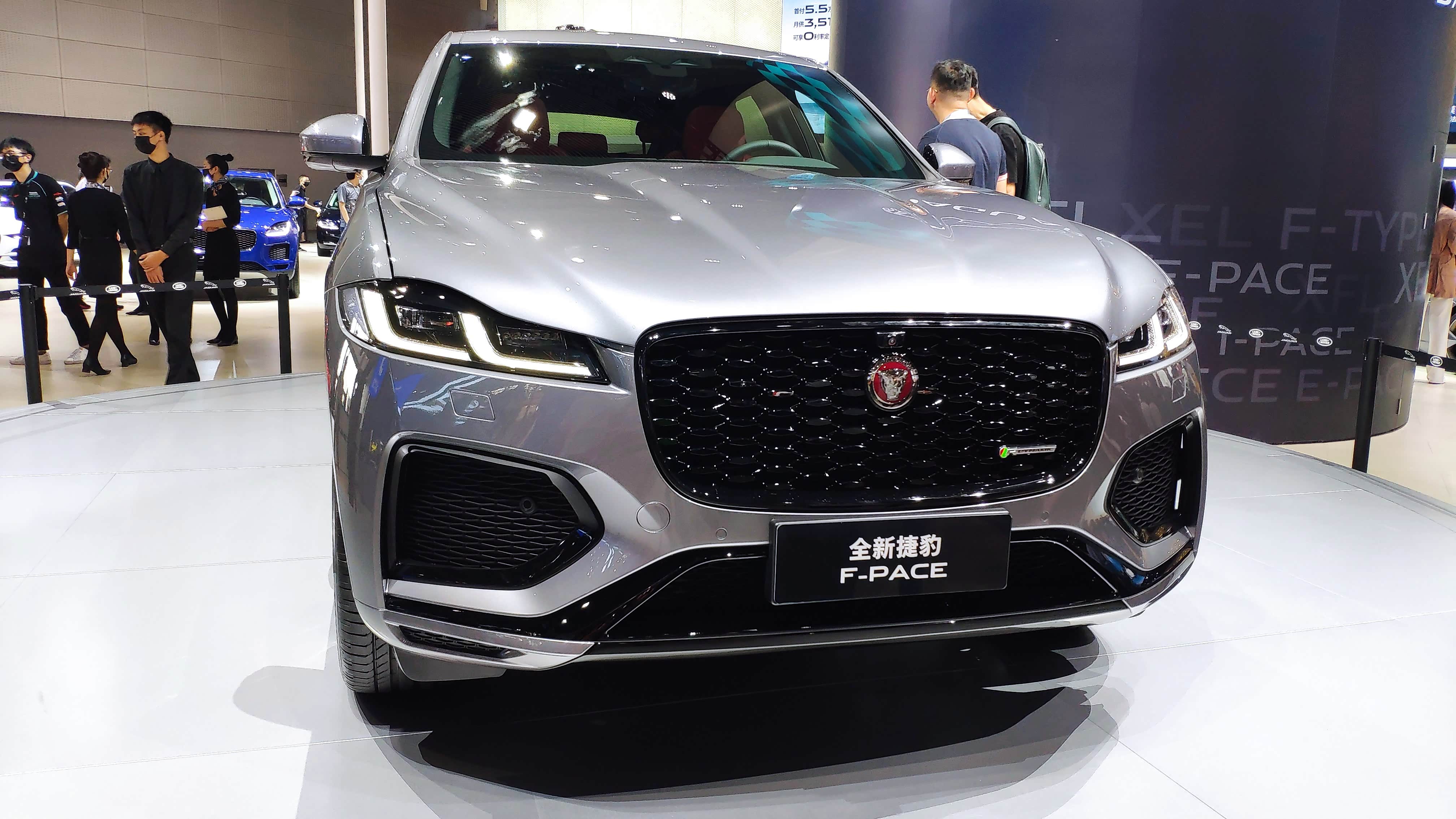 2020年广州车展新款捷豹fpace实车奥迪q5l的劲敌