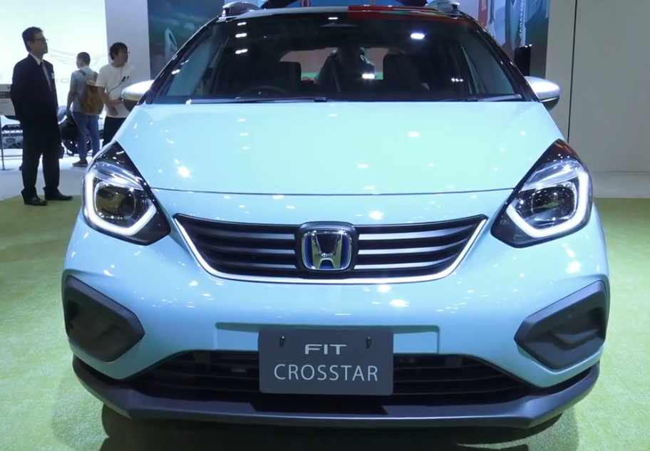 这样的外观很个性,全新 本田 fit crosstar