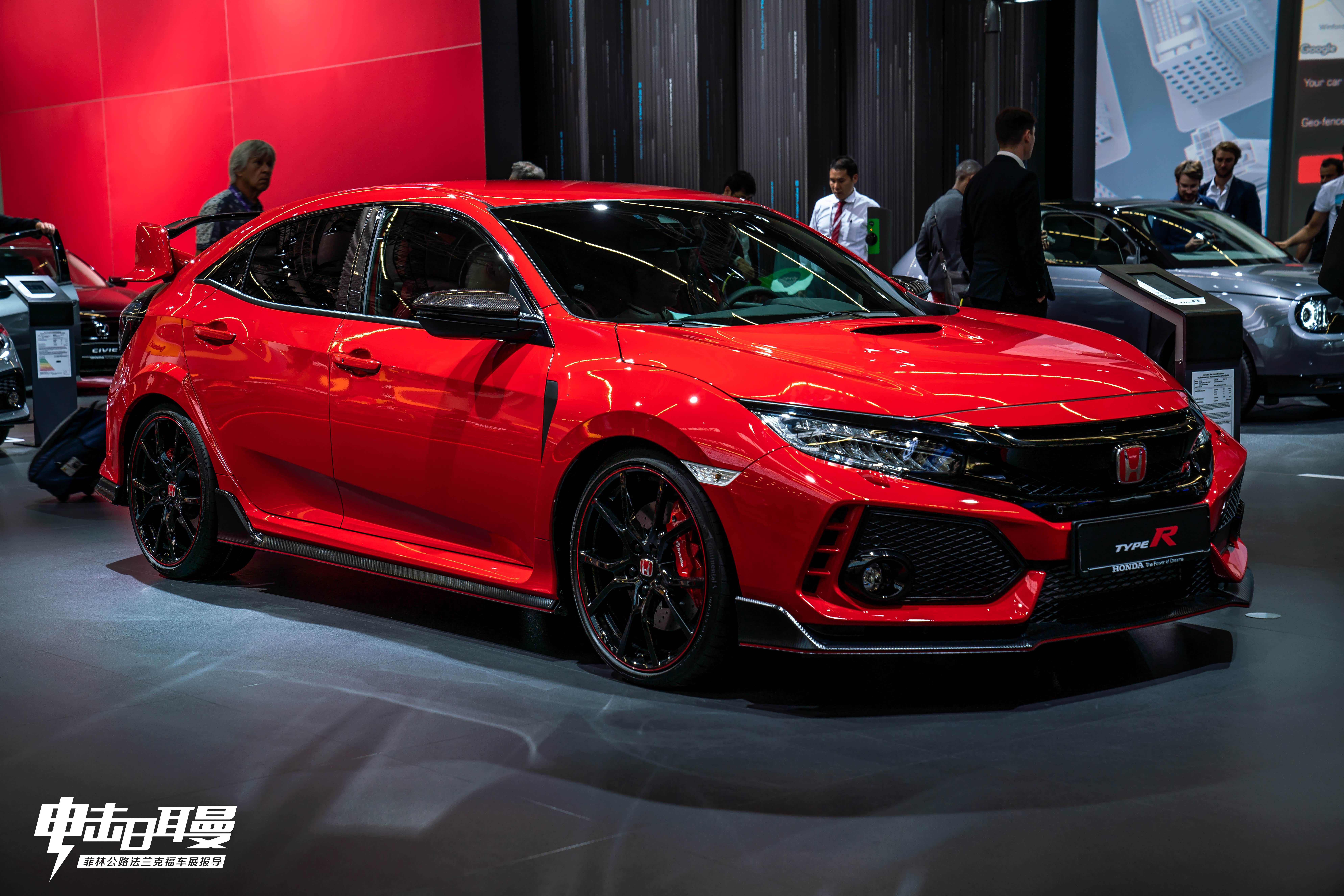 新车实拍#【菲林公路2019#法兰克福车展报道 本田思域type-r】
