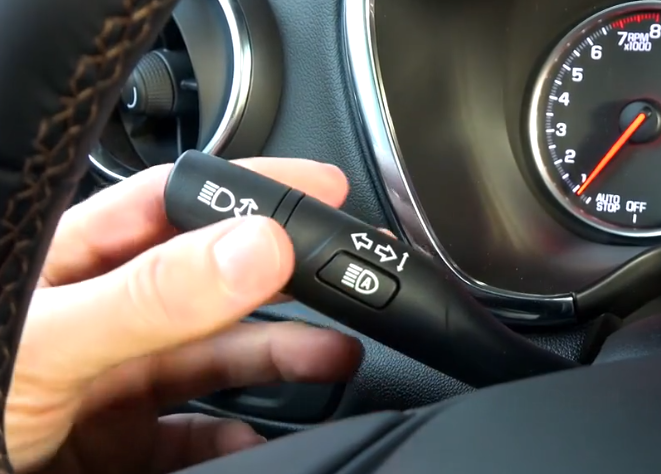 灯光控制拨杆展示,2019款 雪佛兰 blazer premier