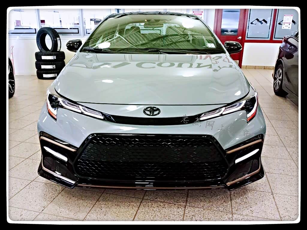 新款丰田卡罗拉,运动的造型 水泥灰车漆,网友:"简直不要太帅"