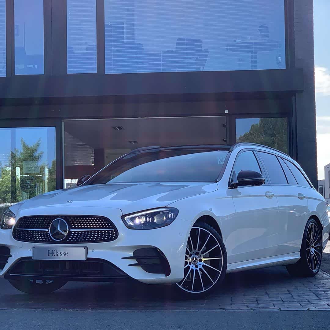 精致又运动的风格 新款奔驰e级旅行版实车