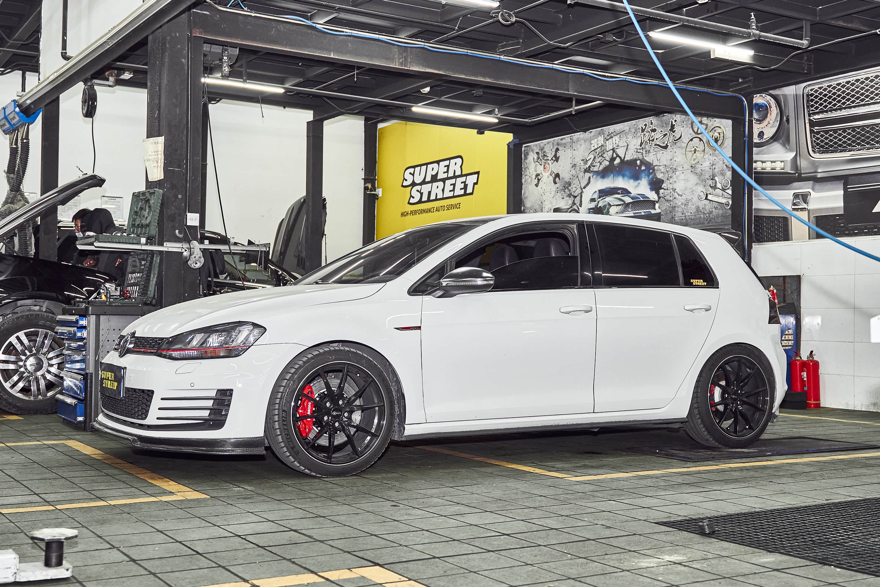 街车升级 高尔夫7gti改装ap9200刹车套件