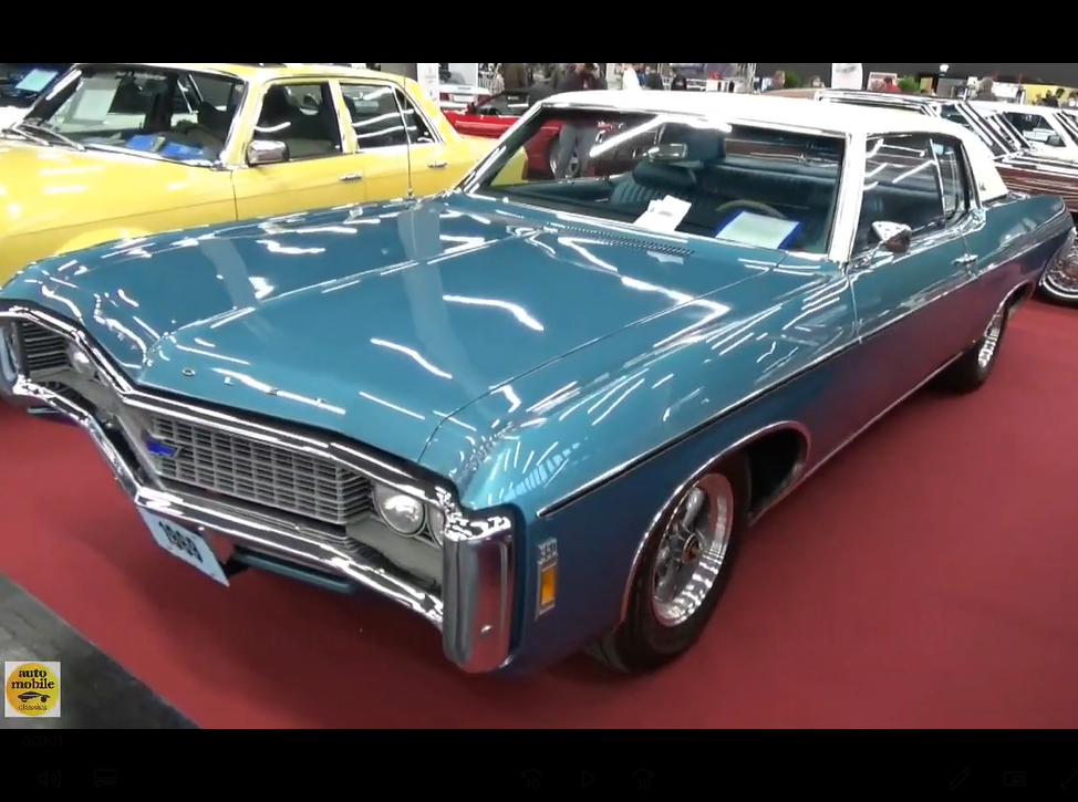 1969年的 chevrolet impala coupe!