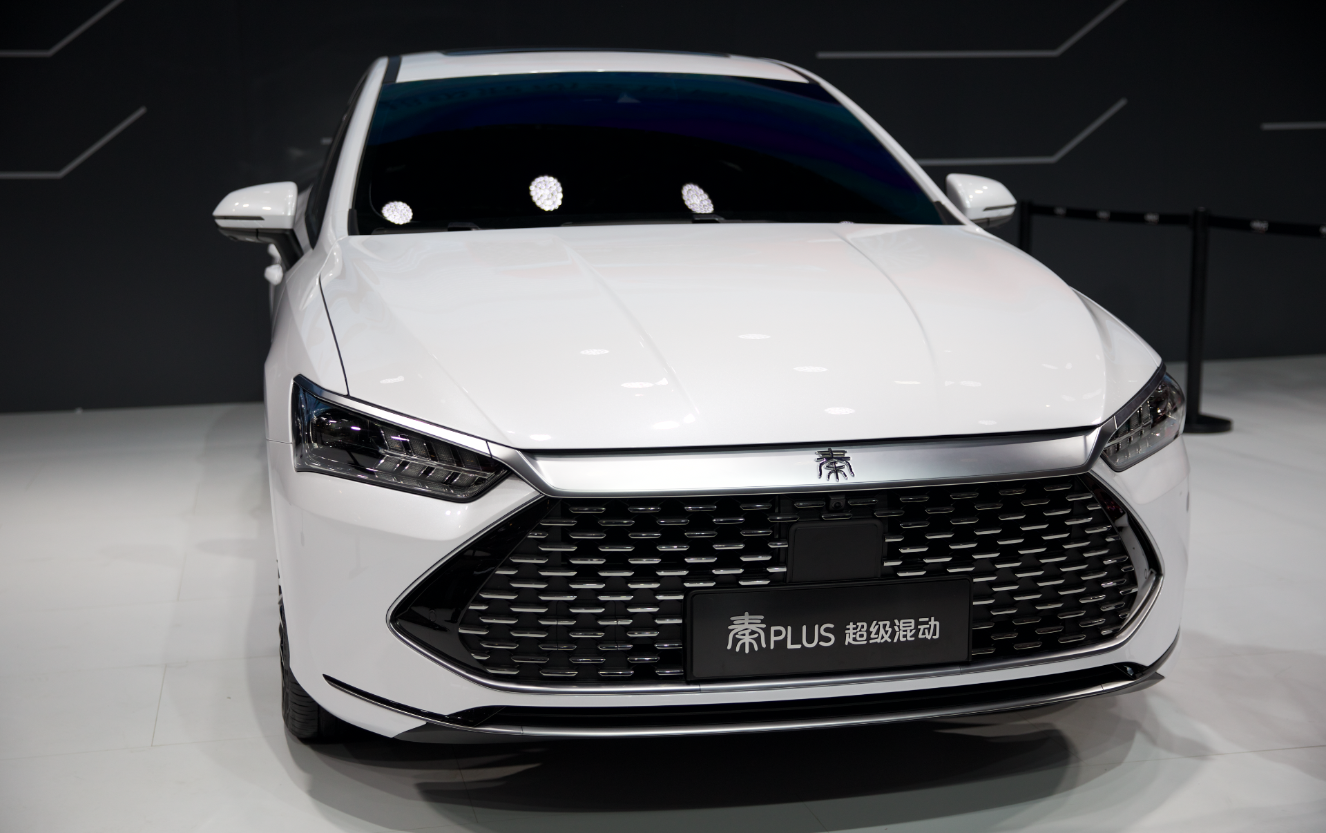 广州车展秦plus来了超级混动百公里38l意在挑战家轿榜首