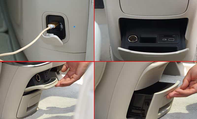 在实用硬件方面,别克gl8艾维亚在前排,第二排均配备了usb接口,方便