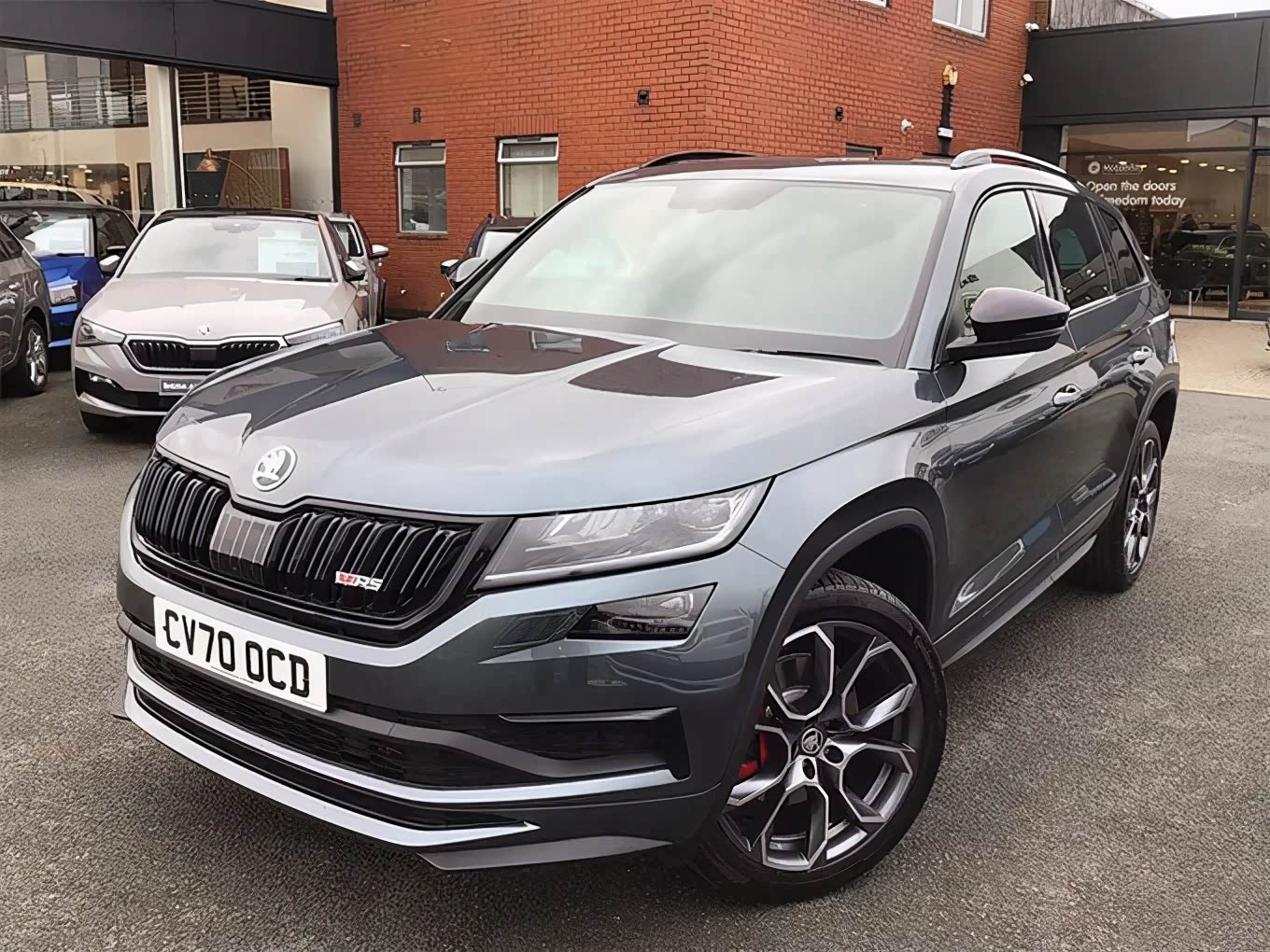 全新斯柯达柯迪亚克rs海外实拍曝光 搭载2.0t高功率发动机